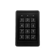 Clavier à code FDI K-PAD version Zamak antivandale avec touche rétroéclairé bleu de face