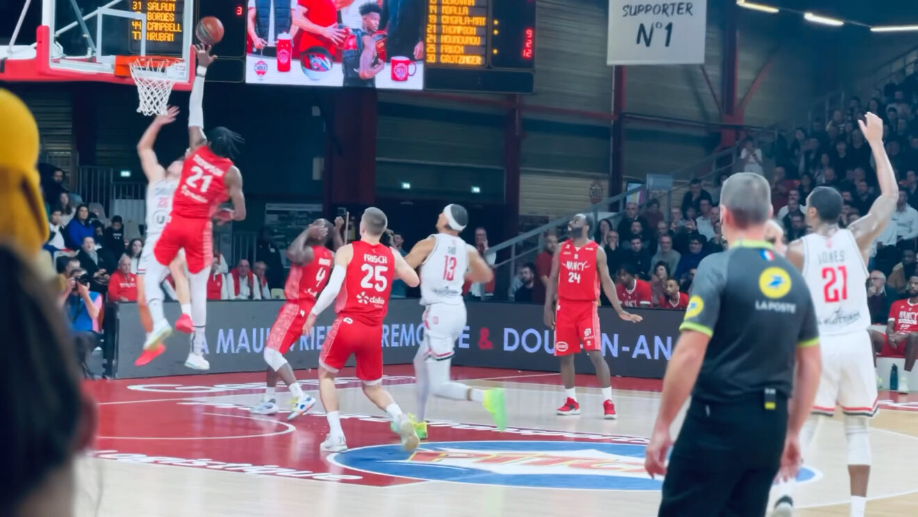 Match Cholet Basket sponsorisé par FDI